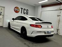 Used Mercedes C200 AMG line 198 HP (145 kW) 2018 White Coupe
