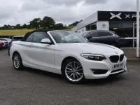 Used BMW 218 Comfort Edition 2015 White Cabriolet