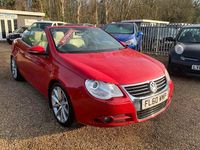Used VW Eos Sportline 140 HP (102 kW) 2010 Red Cabriolet