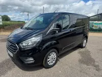 Used Ford Transit Custom Limited 130 HP (95 kW) 2018 Black Van