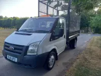 Used Ford Transit 140 HP (102 kW) 2011 White Cabriolet