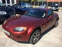 Used Mazda MX5 126 HP (92 kW) 2007 Red Cabriolet