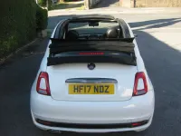 Used Fiat 500 S 69 HP (50 kW) 2017 White Cabriolet