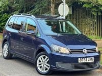 Used VW Touran SE 105 HP (77 kW) 2014 Blue MPV