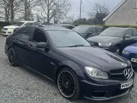 Used Mercedes C63 AMG AMG 450 HP (330 kW) 2012 Blue Sedan