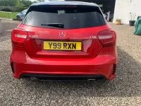 Begagnad Mercedes A180 AMG 2015 Röd Halvkombi