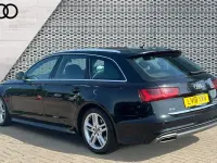 Used Audi A6 S-Line 190 HP (139 kW) 2018 Black Estate