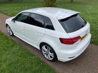 Used Audi A3 Sportback S-Line 2016 White Hatchback