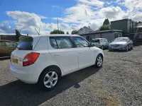 Used Skoda Fabia GreenLine 75 HP (55 kW) 2011 White Hatchback