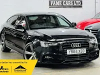 Used Audi A5 Sportback Black Edition 190 HP (139 kW) 2015 Black Hatchback