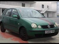 Used VW Polo SE 75 HP (55 kW) 2002 Green Hatchback