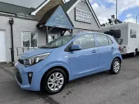 Used Kia Picanto 66 HP (48 kW) 2017 Blue Hatchback