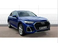 Used Audi Q5 S-Line 204 HP (150 kW) 2022 Blue SUV