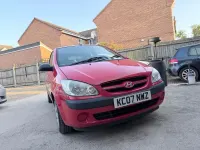 Used Hyundai Getz 62 HP (45 kW) 2007 Red Hatchback