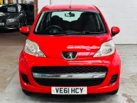 Used Peugeot 107 68 HP (50 kW) 2012 Red Hatchback