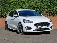 Used Ford Focus ST-Line X 125 HP (91 kW) 2020 White Hatchback