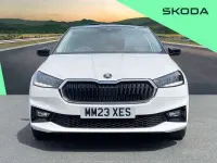 Used Skoda Fabia Colour Edition 95 HP (69 kW) 2023 Candy white body / black magic pearl effect roof Hatchback