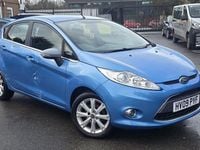 Used Ford Fiesta Zetec 82 HP (60 kW) 2009 Blue Hatchback