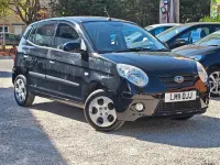 Used Kia Picanto 64 HP (47 kW) 2011 Black Hatchback