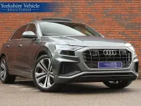 Begagnad Audi Q8 S-Line 286 HK (210 kW) 2018 Grå SUV