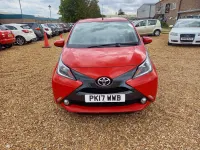Used Toyota Aygo x-style 69 HP (50 kW) 2017 Red Hatchback