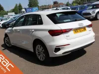 Used Audi A3 Sportback Design 116 HP (85 kW) 2021 White Hatchback