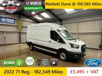 Used Ford Transit 130 HP (95 kW) 2022 White Van