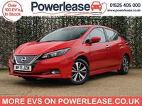 Used Nissan Leaf Acenta 110 kW (150 HP) 2021 Red Hatchback