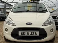Used Ford Ka Zetec 69 HP (50 kW) 2015 White Hatchback
