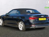 Used Audi A5 Cabriolet S-Line 190 HP (139 kW) 2017 Black Cabriolet