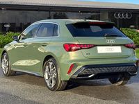 New Audi A3 Sportback S-Line 2026 Green Hatchback