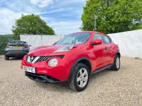 Usado Nissan Juke Visia 94 HP (69 kW) 2017 Vermelho SUV