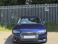 Used Audi A4 S-Line 150 HP (110 kW) 2019 Blue Sedan