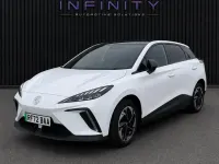 Used MG MG4 EV Trophy 147 kW (200 HP) 2022 White Hatchback
