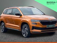 Used Skoda Karoq SportLine 150 HP (110 kW) 2024 Phoenix orange metallic SUV