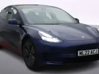 Used Tesla Model 3 Standard Range 208 kW (283 HP) 2021 Blue Sedan