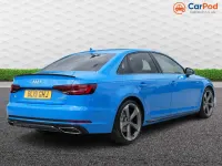 Used Audi A4 Black Edition 190 HP (139 kW) 2019 Blue Sedan