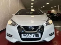 Begagnad Nissan Micra Acenta 71 HK (52 kW) 2018 Vit Halvkombi
