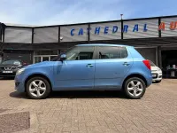 Used Skoda Fabia SE 68 HP (50 kW) 2013 Blue Hatchback