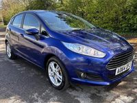 Used Ford Fiesta Zetec 75 HP (55 kW) 2014 Blue Hatchback