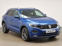 Used VW T-Roc R-line 150 HP (110 kW) 2018 Blue SUV