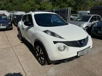 Used Nissan Juke N-TEC 110 HP (80 kW) 2013 White SUV