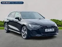Used Audi A3 Sportback Black Edition 150 HP (110 kW) 2025 Black Hatchback