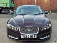 Begagnad Jaguar XF Premium Luxury 2012 Röd Sedan