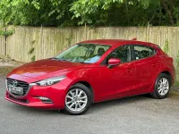 Used Mazda 3 105 HP (77 kW) 2017 Red Hatchback
