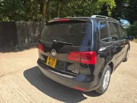 Used VW Touran SE 105 HP (77 kW) 2015 Black MPV