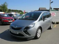 Used Vauxhall Zafira Tourer S 130 HP (95 kW) 2013 Silver MPV