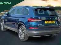Used Skoda Kodiaq SE L Executive 110 HP (80 kW) 2023 Petrol blue metallic SUV