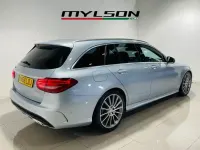 Usado Mercedes C220 AMG line 170 HP (125 kW) 2016 Prateado Carrinha