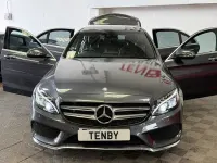 Used Mercedes C220 AMG line 170 HP (125 kW) 2016 Grey Sedan
